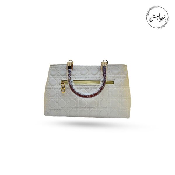 Nayab by Khuwahish - Chic White Mini Handbag - Image 2